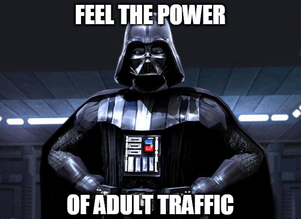 adult traffic join the dark side